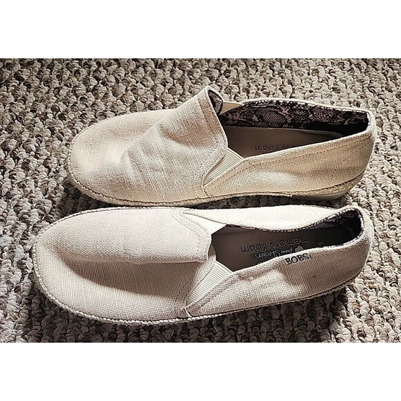 BOBS from Skechers Memory Foam High Jinx Womens Sz 8 Espadrille Slip On Shoes - Picture 11 of 12